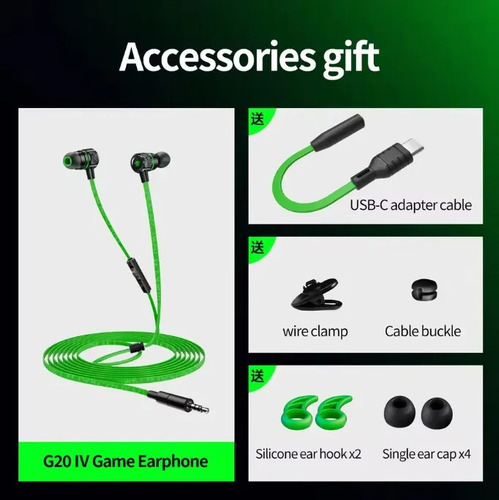 Fones De Ouvido Plextone G20 Mark Iv - Qualidade Superior Verde