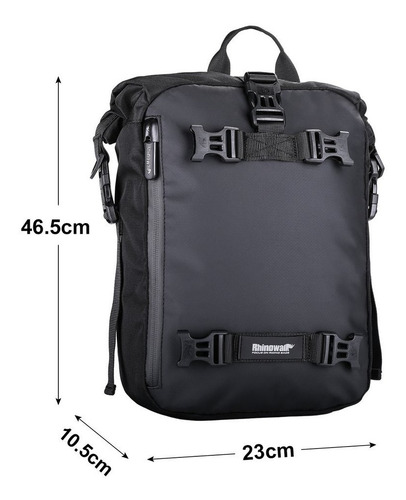 Imagen 3 de 9 de Mochila Maleta Impermeable Moto 10 Litros Modular