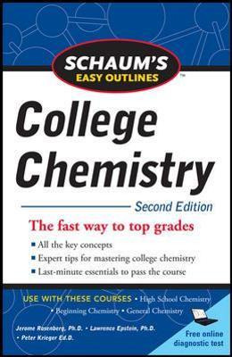 Libro Schaum's Easy Outlines Of College Chemistry, Second...