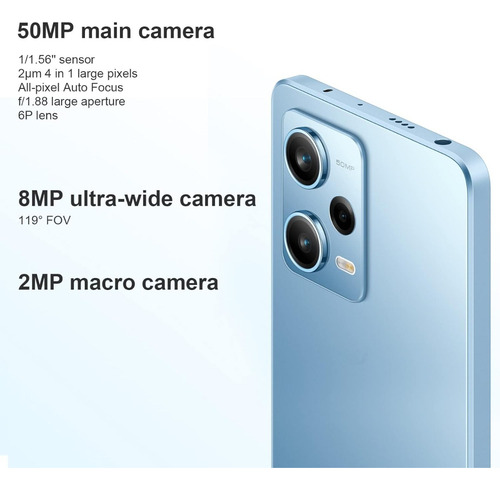 Xiaomi Redmi Note 12 Pro 5g Dual Sim 128 Gb Azul 6gb Ramwhit