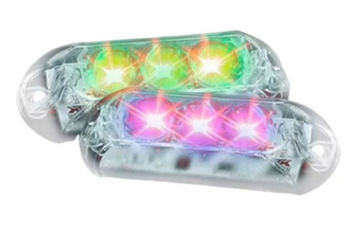 2 Falantes Triaxiais Jbl 6trms80 160w + 2 Strobo Ajk 6w 3.0