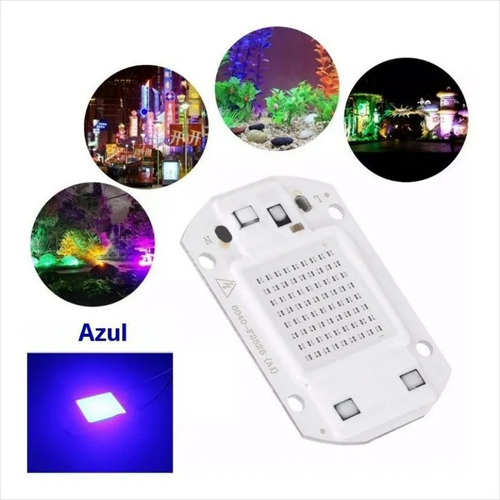 Led Color Azul, 460nm, 220v, Se Conecta Directo A 220v Ac