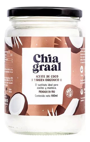 Aceite Coco Chia Graal Sabor Virgen X660ml