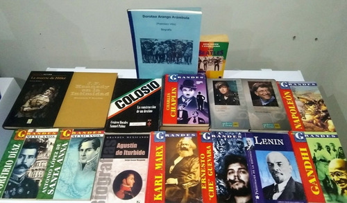 17 Biografias De Personajes: Chaplin, Lenin, Gandhi, Marx...