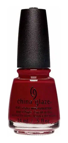 Esmalte De Uñas China Glaze Rock N´royale Bordó Oscuro 14ml