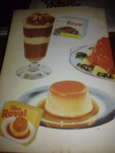 Catalogo Postres Royal ,42 Recetas ,retro ,circa Años 50 (Usado)