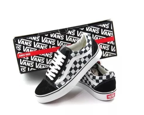 vans quadriculado feminino