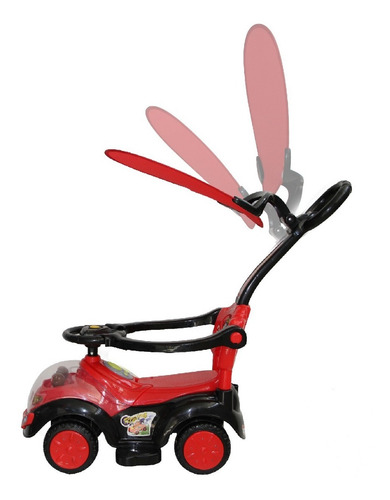 Imagen 4 de 9 de Correpasillo Musical Bebeglo Rs-15015-4 Rojo