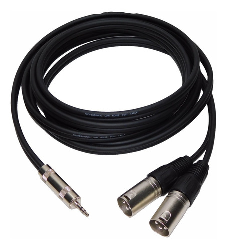 Cable Mini Plug A 2canon Balanceados Macho 2 Mts Profesional
