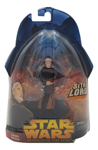 Star Wars Count Dooku Rots Sith Lord Del 2005 
