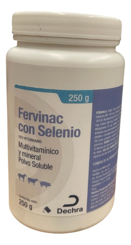Fervinac Con Selenio 250 Gramos Multivitaminico Y Mineral