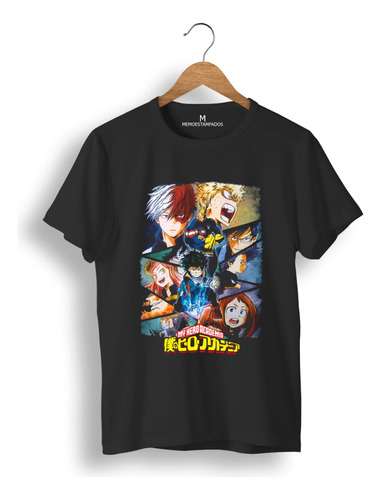 Remera: My Hero Academy Personajes Memoestampados