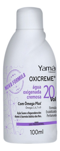  Agua Oxigenada Cremosa 20 Vol Yama Profissional 100ml Tom 20 Volumes