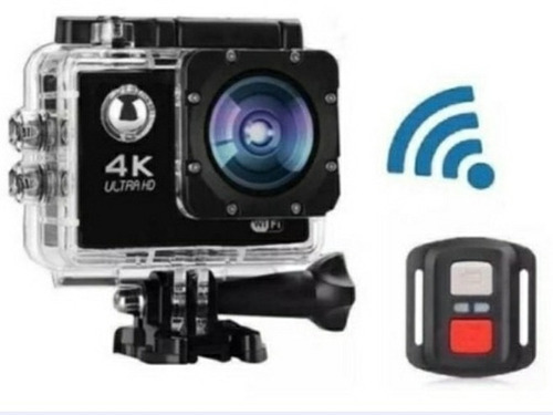 Câmera Sports 4k Com Controle Sem Fio E Cartão De Memória 32