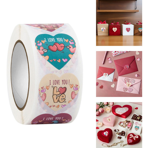 1 6 Pegatinas De San Valentín, Sellos, Ramo De Ramo, Estilo