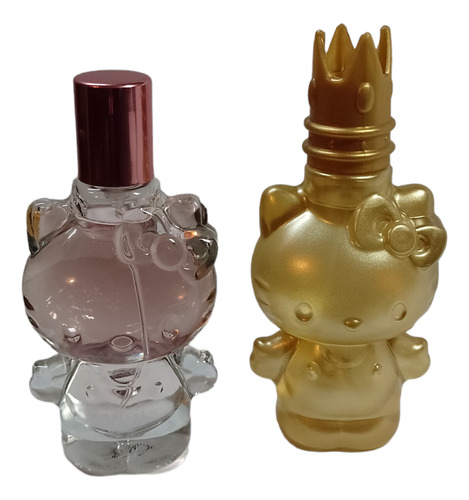 Hello Kitty Perfume Oficial Rosa Y Dorada