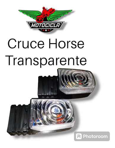 Cruce Moto Horse Transparente 