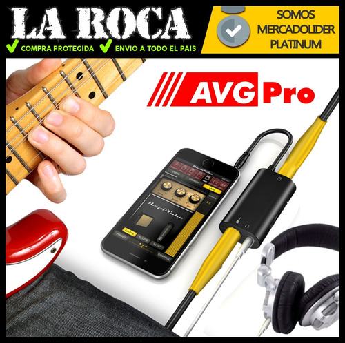 Imagen 4 de 10 de Interfaz Audio Para Celular Tablet Guitarra Bajo Teclado