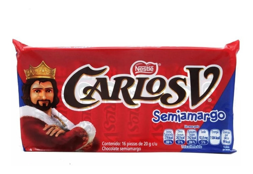 Carlos V Suizo Semi Amargo Paquete