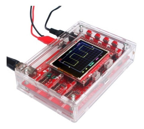 Dso138 2.4  Tft Osciloscopio Digital Acrílico Caja Diy Kit S