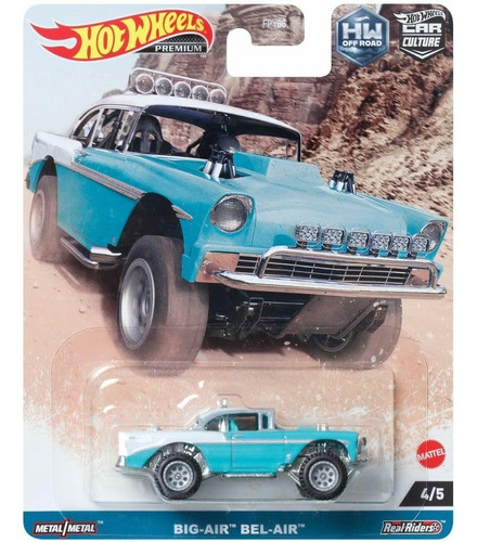 Hot Wheels Premium Bel Air Ruedas De Goma E/1:64 Mide 7,5 Cm