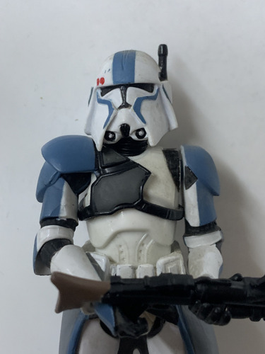 Star Wars Blue Clone Trooper Commander Bacara Coruscant (Usado)
