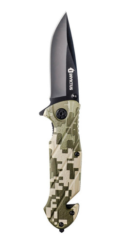 Canivete Tático Squad Militar Camuflado Invictus Caça Tatica