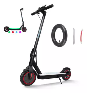 Scooter Eléctrico Patín Plegable Para Adultos S2-V2 Honey Whale Patin Electrico Con Motor Sin Escobillas Potencia Máxima 500w, Velocidad Máxima De 30km/h Con Luz Led En 4 Colores