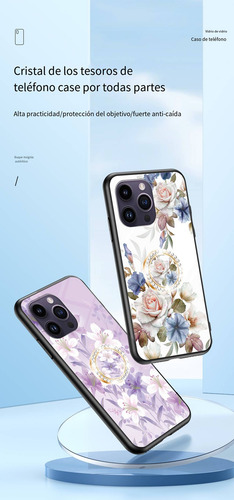 Funda De Silicona Para Huawei Serie Y7: Anillo, Silicona Líquida, Flor, A Prueba De Golpes
