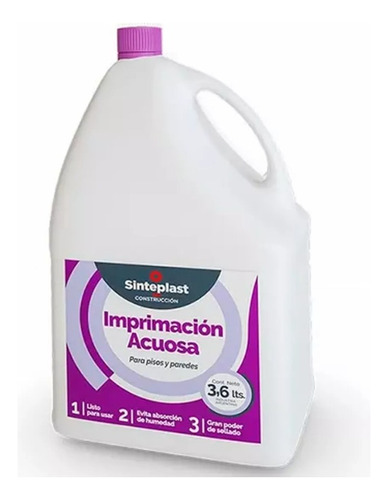 Imprimacion Acuosa Para Micro Cemento Sinteplast 4lts