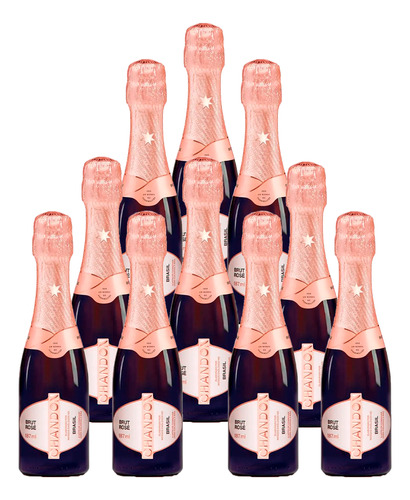 Combo Espumante Chandon Baby Brut Rosé Padrinhos