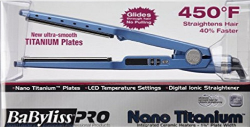 Babyliss Pro Nano Titanium 1 3/4 Plate Width (plancha Ancha)