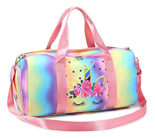 Bluboon Duffle Bag Niñas Niños Bonito Bolso De Gimnasia Con 