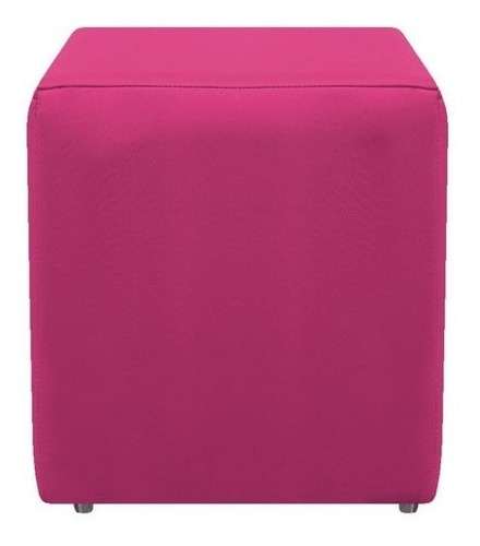 Imagem 2 de 2 de Puff Banquinho Cubo Quadrado Decorativo - Corino 34x34