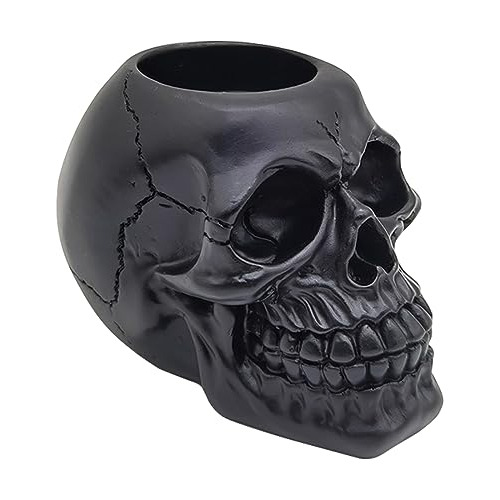 Halloween Skeleton Skull Candle Holder - Exquisite Home...