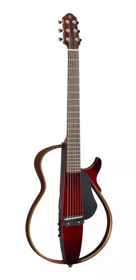 Guitarra acústica Yamaha SLG200S para diestros crimson red burst palo de rosa brillante