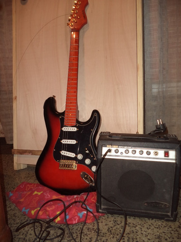 Guitarra Electrica Con Amplificador 
