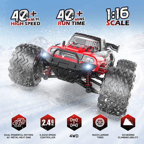 Auto Rc Deerc 9500e 4x4 116 Alta Velocidad 40 Kph