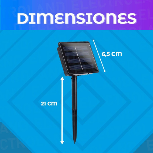 Imagen 3 de 10 de Guirnalda Luz Led Alambre Efectos Cálida Solar Ext/ Int