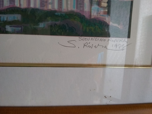 Obra De Arte Pintura Del Avila De Secundino Rivera (Usado)