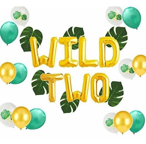 Laventy - Juego De 28 God Wild Two Balloons Jungle Two Wild 