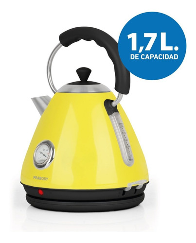 Imagen 3 de 10 de Jarra Eléctrica Peadboy Pe-kv8213 Vintage 2000 W