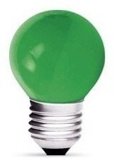 Lampada Incandescente Bolinha 15w 127v Verde Empalux