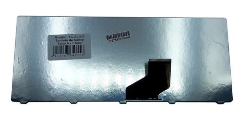 Teclado Nb Acer Aspire One D257-1854 D255 D260 D270 Br Ç Preto Português Brasil