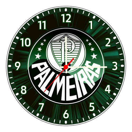 Relógio De Parede Artesanal - Palmeiras - Mod. 06