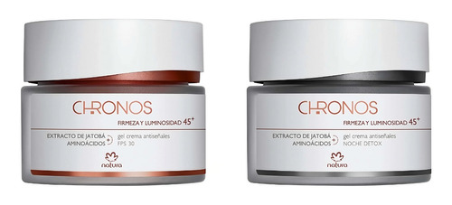 Crema Facial Antiseñales Natura Chronos +45 Día Y Noche