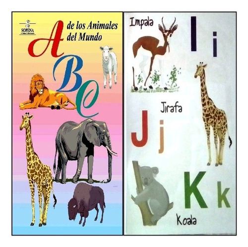  Cartilla Abc De Los Animales Del Mundo - 50 Unidades Oferta