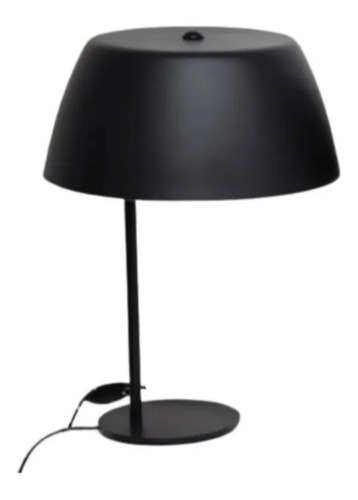 Imagen 2 de 5 de Lampara De Escritorio O Mesa Renata De Fiumine Negra