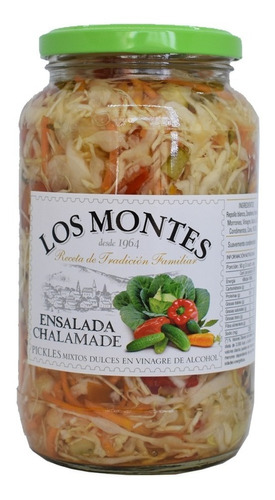 Ensalada Chalamade X1500cc (pickles Mixtos) - Los Montes