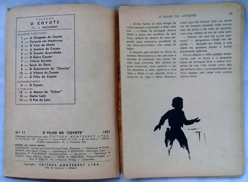 Gibi Hq - O Coyote - N111 Ano 1963+1957 Incompleta Brinde (Usado)